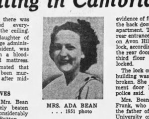 Ada Bean as of 1951.