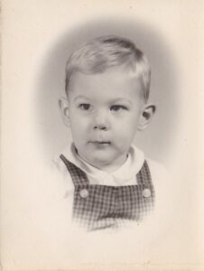 John Donaldson as a baby.