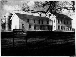 Farmhouse on Quonquont Farm.