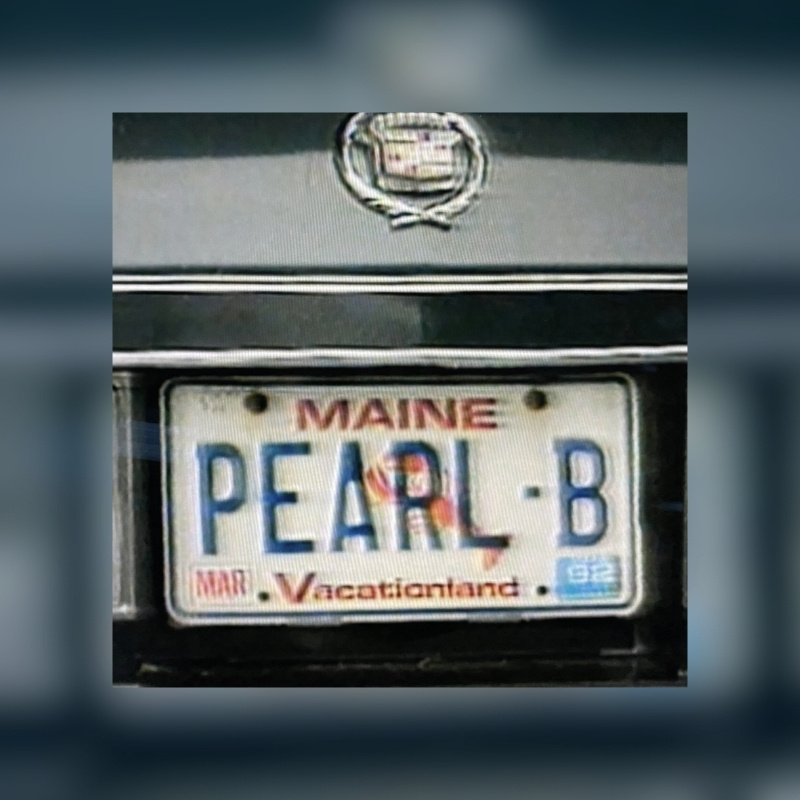 Pearl Bruns license plate