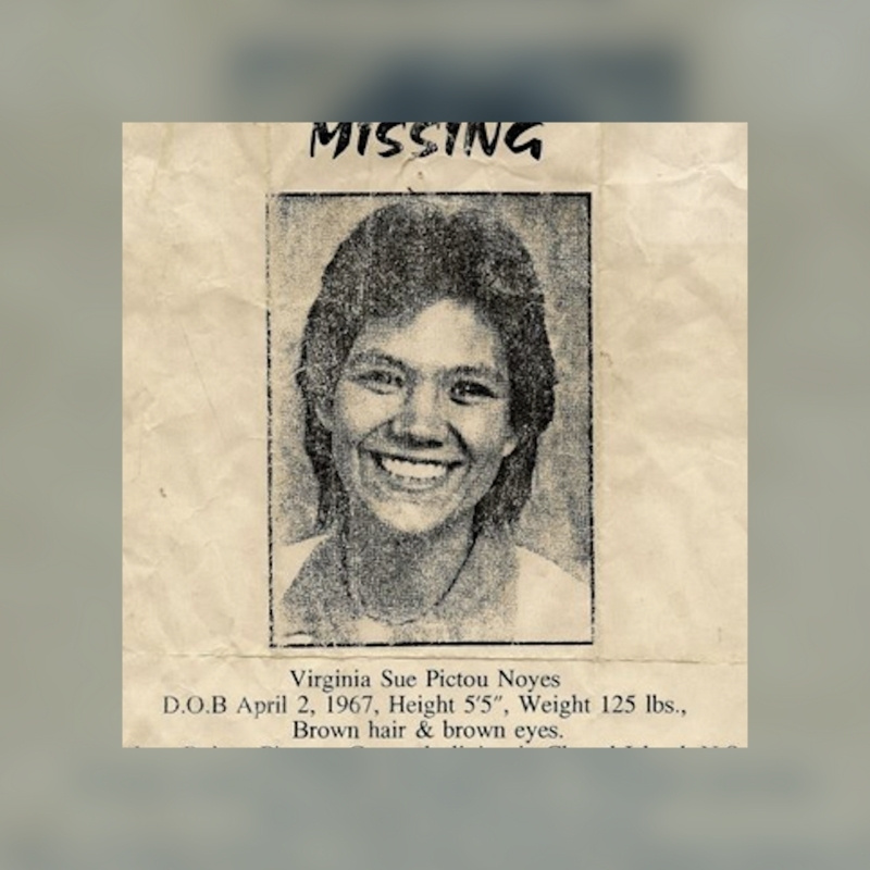 Virginia Sue Pictou Noyes missing poster