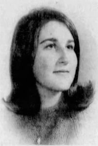 Iris Brown’s portrait included with her obituary.
