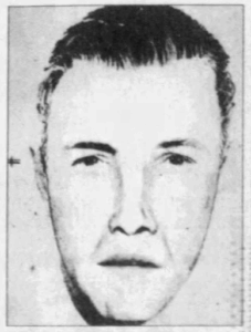 Sketch of witness sought by police, published in the Boston Globe on April 5, 1995
