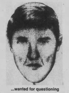 First composite sketch of “Jerry” released in 1990.