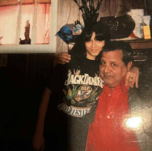 Brandi “Amy” Sullivan and her great uncle Gary.