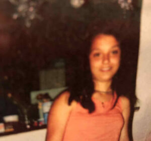 Brandi “Amy” Sullivan at 16-years old,