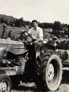 James “Jim” Cassidy at the family farm in Canada.