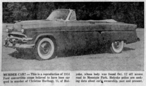 A similar car is believed to be connected to Christine’s case.
