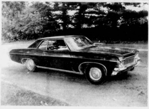 Witness statements suggested a car similar to this one may have sped away from the scene of the murder, source: Stamford Advocate