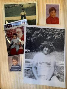 A page in Pam’s photo album of Phil.