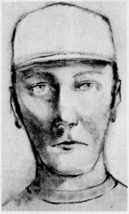 Composite sketch of person wanted for questioning in Pamela Brown’s case, source: The Times Argus