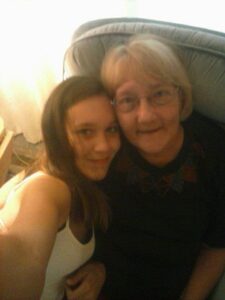 Trish and her grandmother, Sandi, source: Trish Haynes via Facebook