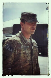 Luc Tieman during his military service, source: Valerie Tieman’s Facebook Page (public)