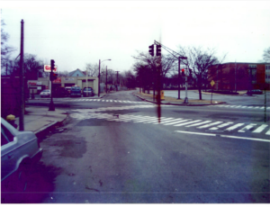 Looking down Bernard Street at the intersection of Bernard and Talbot Avenue, source: Commonwealth v. Lennox David James Jr. Suffolk County District Attorney’s Office case file