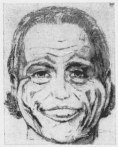 Composite sketch generated by Boston Police Department of the potential suspect in Judy Belfrey’s case, source: Boston Globe published June 14, 1977