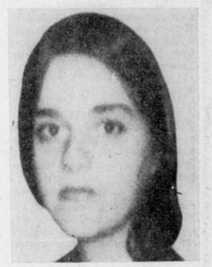 Judy Belfrey, source: Boston Globe published August 3, 1975
